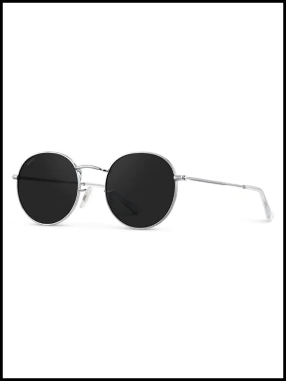 Reflective Lens Round Trendy Sunglasses - Polarized UV Protection